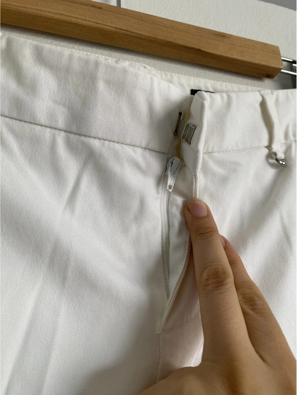 Gucci White 2009 IT-38 US-2 Wide Leg Cotton Blend Trousers Pants